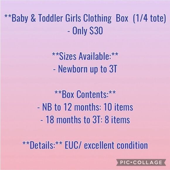 YOU PICK SIZE Baby girls clothing bundle - Picture 6 of 13